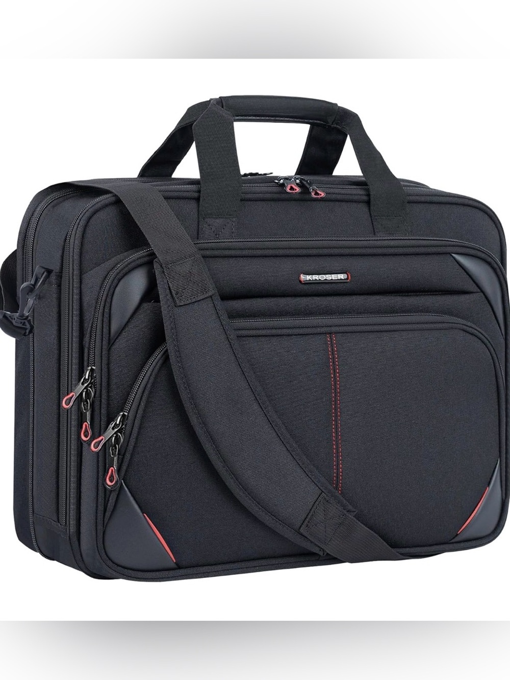 NWT KROSER 15.6 Inch Laptop Briefcase Computer Bag, Messenger